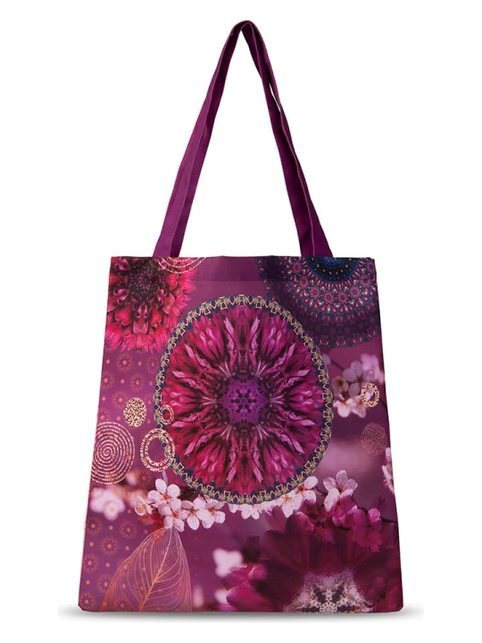 Zdjęcie produktu Hip Shopper bag "Aluna" w kolorze fioletowym - 45 x 40 cm rozmiar: 40x45 cm