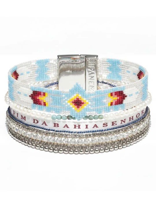Zdjęcie produktu HIPANEMA Posrebrzana bransoletka "Maldives" rozmiar: onesize
