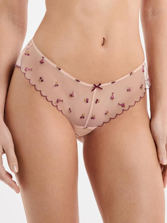Zdjęcie produktu Hipstery z tiulu we wzory Etam rose givre