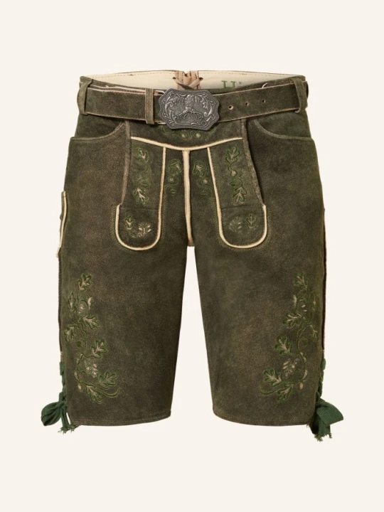 Zdjęcie produktu Hirscher Spodnie Skórzane W Stylu Ludowym Bamberg braun KHAKI