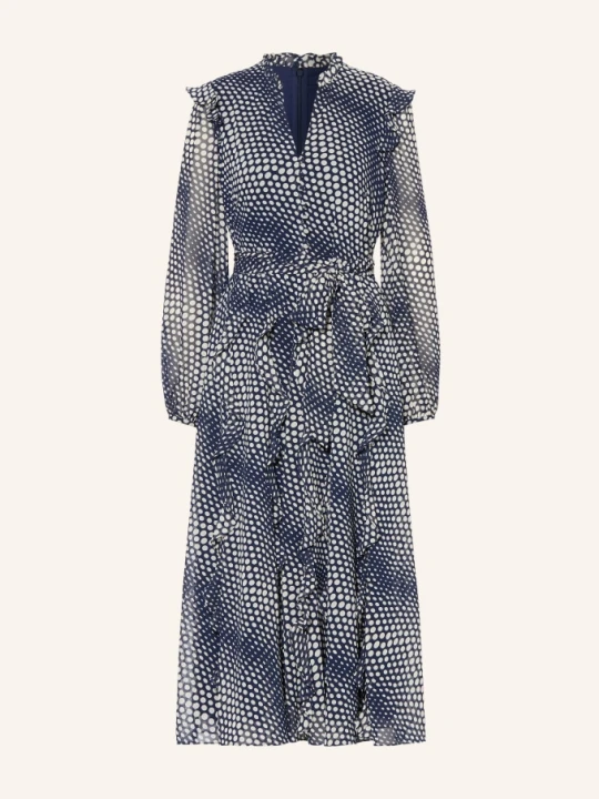 Zdjęcie produktu Hobbs Sukienka Miriam Z Falbanami blau