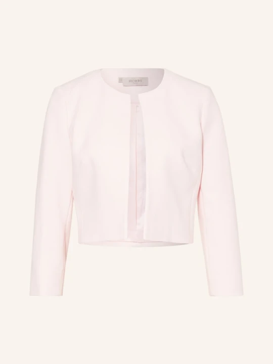 Zdjęcie produktu Hobbs Żakiet Pudełkowy Elize Z Rękawami 3 / 4 rosa JASNORÓŻOWY