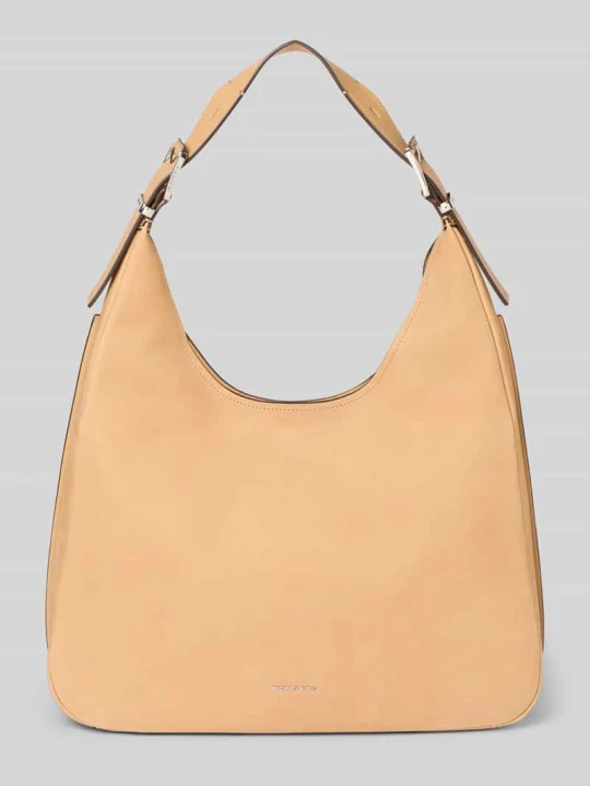 Zdjęcie produktu Hobo bag z detal z logo model 'NOLITA' Michael Kors Jasnobrązowy
