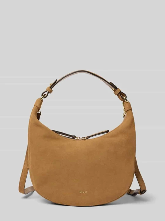 Zdjęcie produktu Hobo bag z prawdziwej skóry model 'NANA' Abro Jasnobrązowy