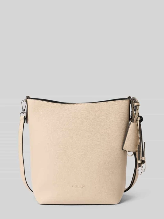 Zdjęcie produktu Hobo bag z wytłoczone logo model 'LOHJA' Seidenfelt Kamienny