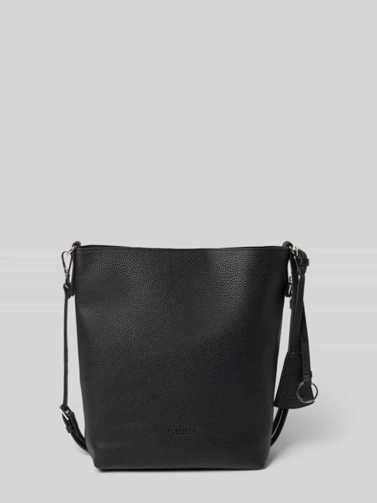 Zdjęcie produktu Hobo bag z wytłoczone logo model 'LOHJA' Seidenfelt Czarny