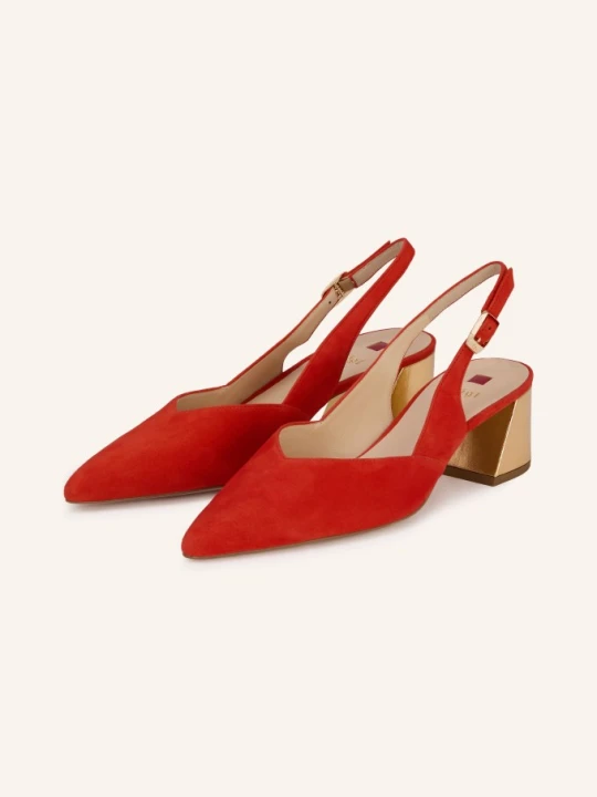 Zdjęcie produktu Högl Czółenka Typu Slingback orange CZERWONY