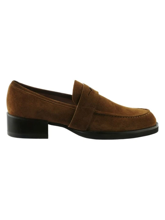 Zdjęcie produktu Högl Skórzane mokasyny w kolorze khaki rozmiar: 37