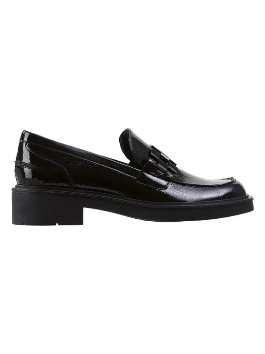 Zdjęcie produktu Högl Skórzane slippersy "Elliot" w kolorze czarnym rozmiar: onesize