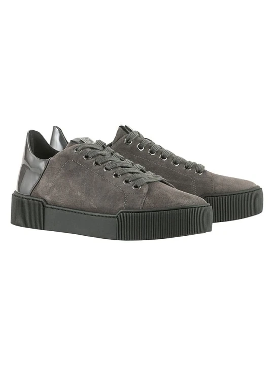 Zdjęcie produktu Högl Skórzane sneakersy "Blade" w kolorze antracytowym rozmiar: 41