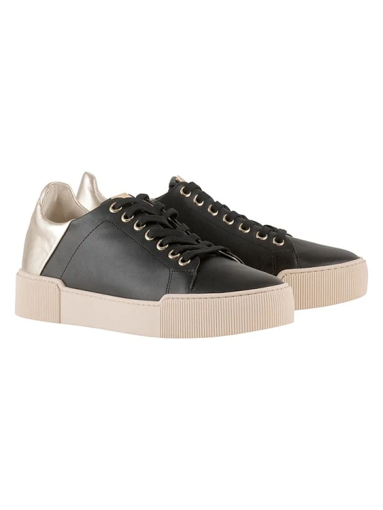 Zdjęcie produktu Högl Skórzane sneakersy "Blade" w kolorze czarnym rozmiar: 38, 5