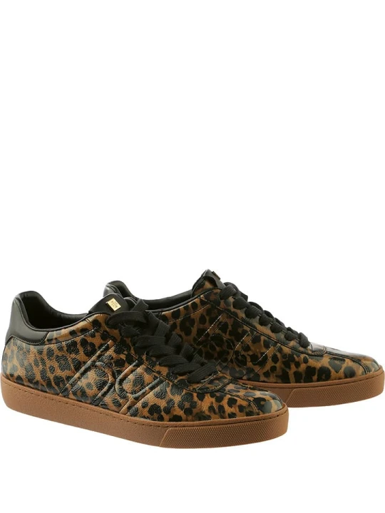 Zdjęcie produktu Högl Skórzane sneakersy "Cleo" w kolorze czarno-jasnobrązowym rozmiar: 42