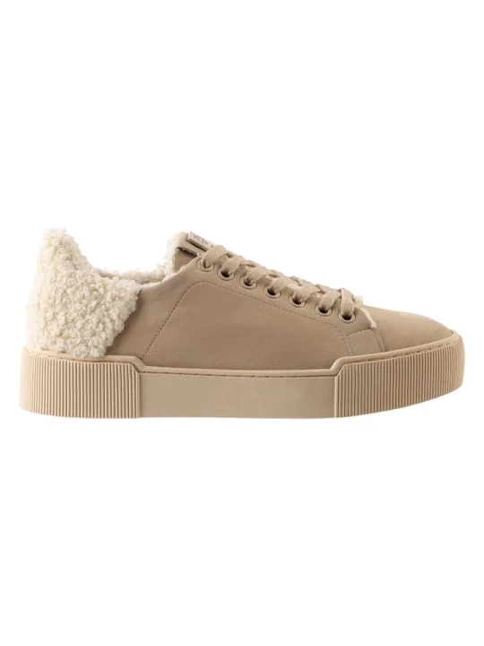 Zdjęcie produktu Högl Skórzane sneakersy w kolorze beżowym rozmiar: 37