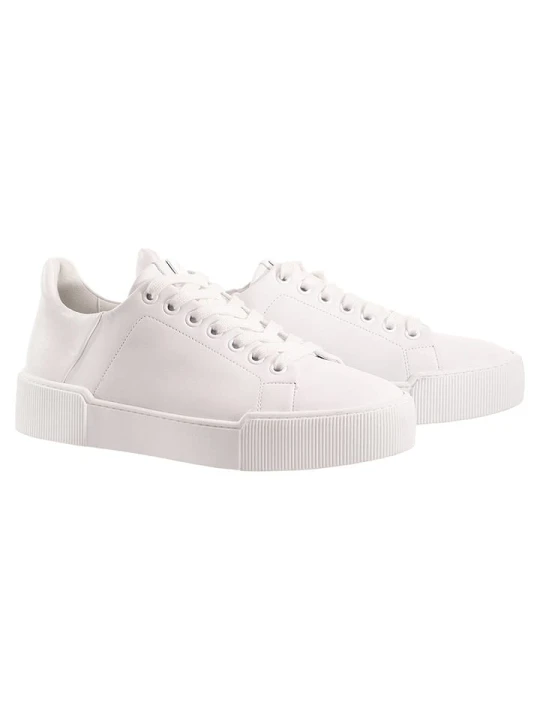 Zdjęcie produktu Högl Skórzane sneakersy w kolorze białym rozmiar: 41