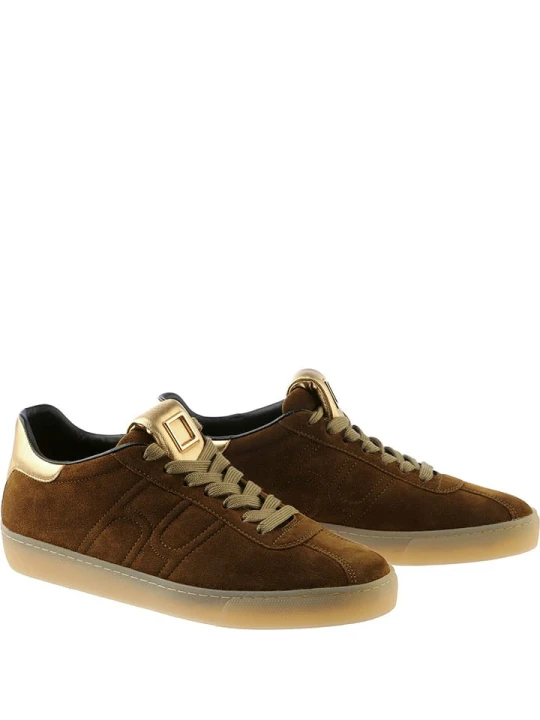 Zdjęcie produktu Högl Skórzane sneakersy w kolorze brązowym rozmiar: 38