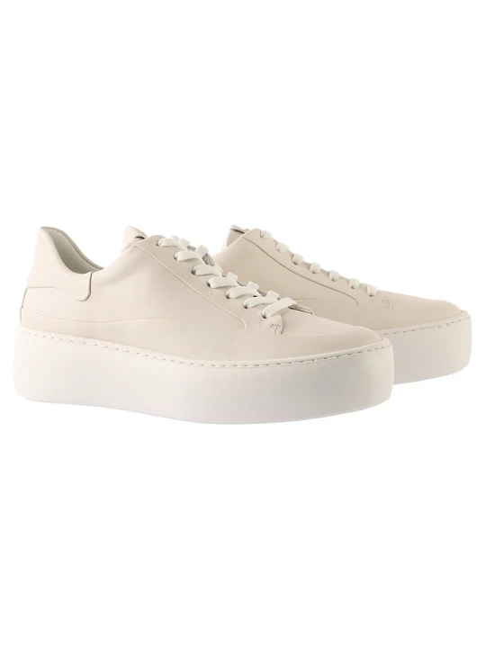 Zdjęcie produktu Högl Skórzane sneakersy w kolorze kremowym rozmiar: 38