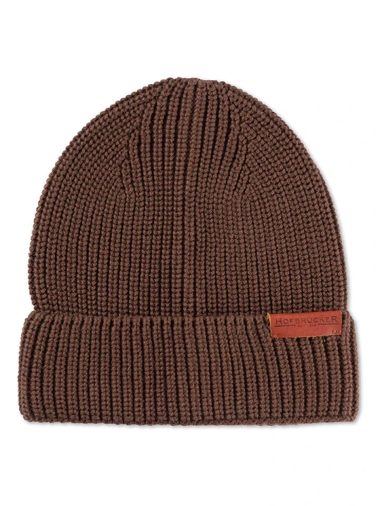 Zdjęcie produktu Hofbrucker Czapka beanie w kolorze brązowym rozmiar: 50-52 cm