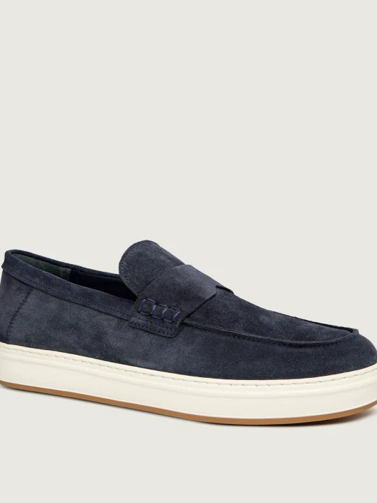 Zdjęcie produktu Hogan Loafersy H668 | zamsz granatowy