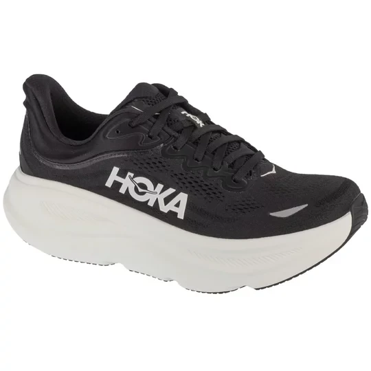 Zdjęcie produktu Hoka M Bondi 9 1162011-BWHT, Męskie, Czarne, buty do biegania, tkanina, rozmiar: 44