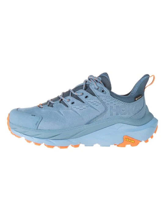 Zdjęcie produktu HOKA ONE ONE Buty "Kaha 2 low GTX" w kolorze pomarańczowo-błękitnym do biegania rozmiar: 43 1/3