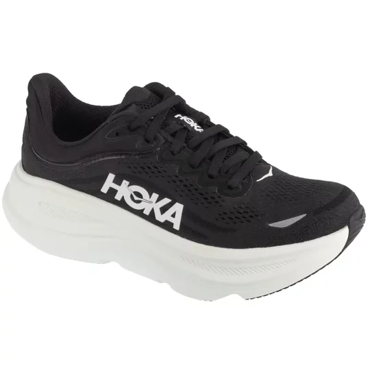 Zdjęcie produktu Hoka W Bondi 9 1162012-BWHT, Damskie, Czarne, buty do biegania, tkanina, rozmiar: 37 1 / 3
