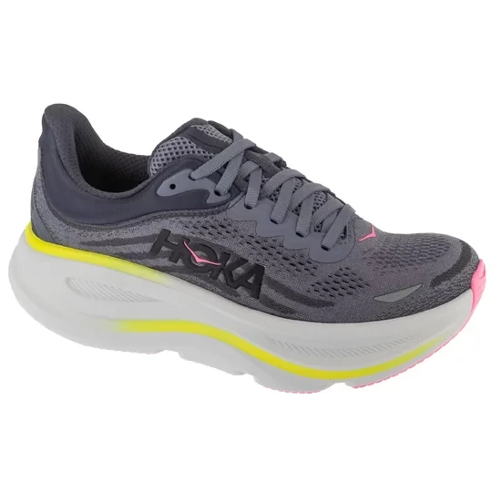 Zdjęcie produktu Hoka W Bondi 9 1162012-CYG, Damskie, Szare, buty do biegania, tkanina, rozmiar: 37 1/3
