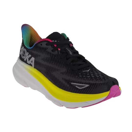 Zdjęcie produktu Hoka W Clifton 9 1127896-BAAB, Damskie, Czarne, buty do biegania, tkanina, rozmiar: 36 2 / 3