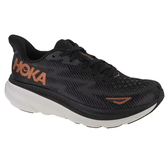 Zdjęcie produktu Hoka W Clifton 9 1127896-BCPPR, Damskie, Czarne, buty do biegania, tkanina, rozmiar: 36 2 / 3