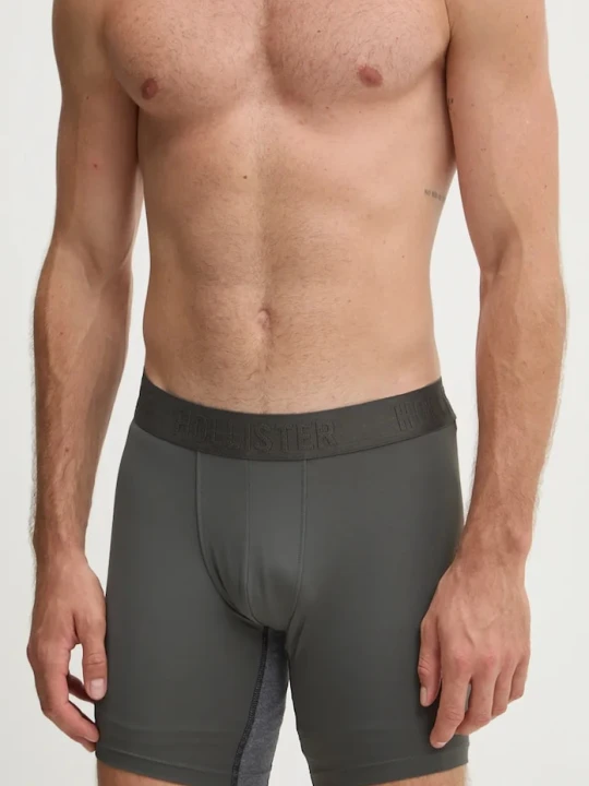 Zdjęcie produktu Hollister Co. bokserki 5-pack szary