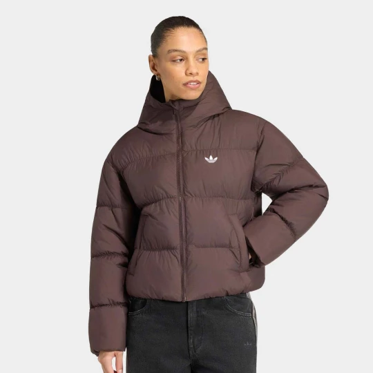 Zdjęcie produktu Hooded Padded Jacket adidas Originals brązowy