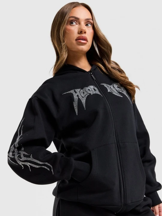 Zdjęcie produktu Hoodrich Bluza Rozpinana Z Kapturem Quartz Dmnt czarny