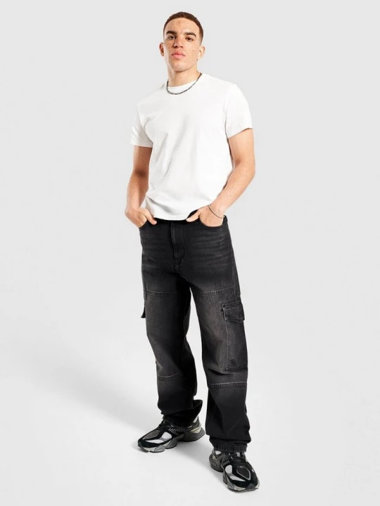 Zdjęcie produktu Hoodrich Spodnie Cargo Denim Script czarny