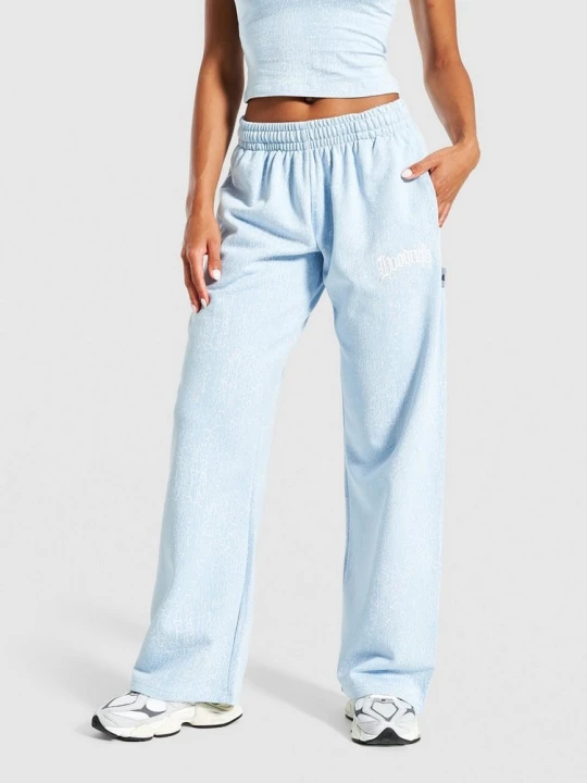 Zdjęcie produktu Hoodrich Spodnie Snow Angel Low Rise Wide Leg Jogg niebieski