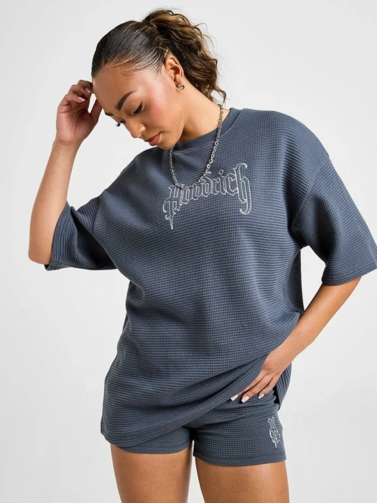 Zdjęcie produktu Hoodrich T-Shirt Oversize Stellar Waffle szary