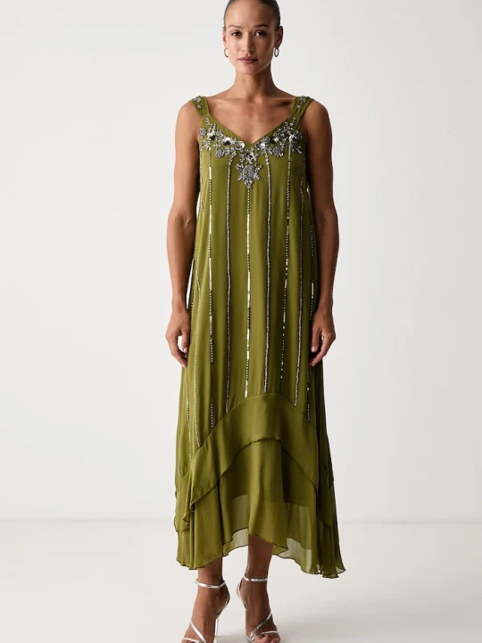 Zdjęcie produktu Hoss Intropia sukienka z wiskozy zielony