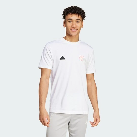 Zdjęcie produktu House of Tiro Summer Graphic T-Shirt Adidas biały