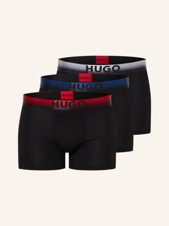 Zdjęcie produktu Hugo 3-Pak Bokserek schwarz CZARNY