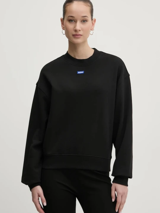 Zdjęcie produktu HUGO Blue bluza bawełniana Delessa_B_1 czarny