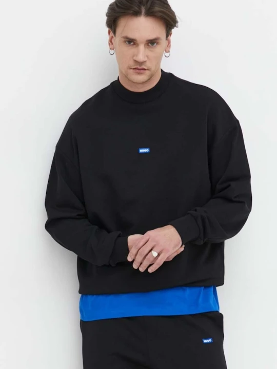 Zdjęcie produktu HUGO Blue bluza bawełniana Nedro czarny