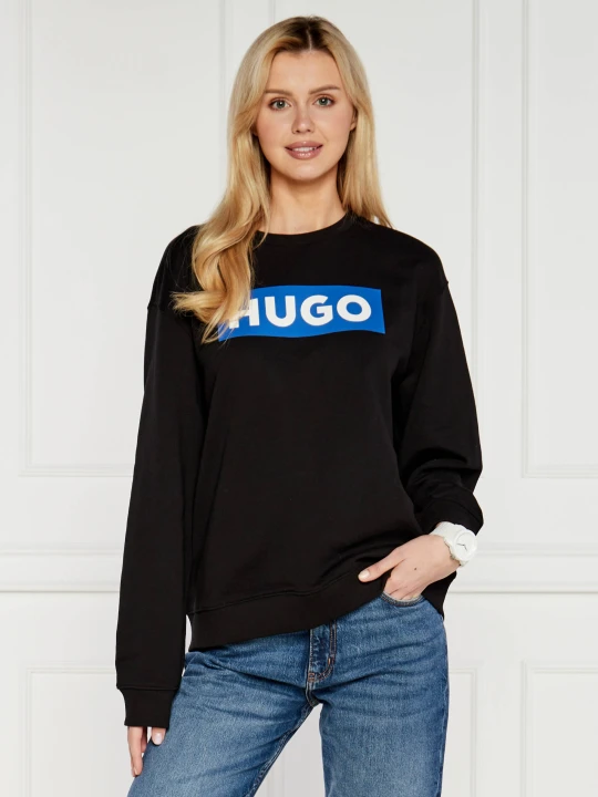 Zdjęcie produktu Hugo Blue Bluza Crew | Regular Fit czarny