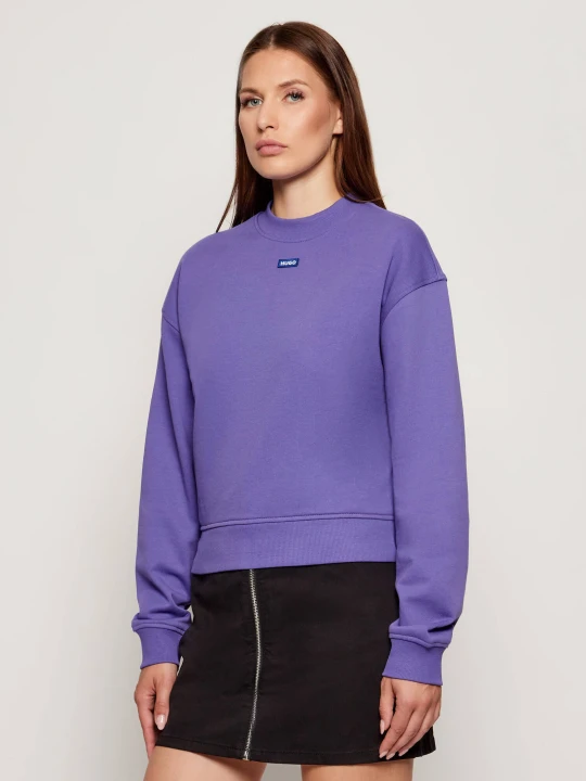 Zdjęcie produktu Hugo Blue Bluza Delessa_B_1 | Regular Fit fioletowy