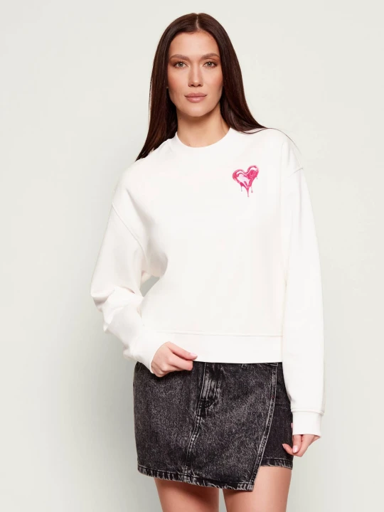 Zdjęcie produktu Hugo Blue Bluza Delessa_B_2 | Regular Fit biały