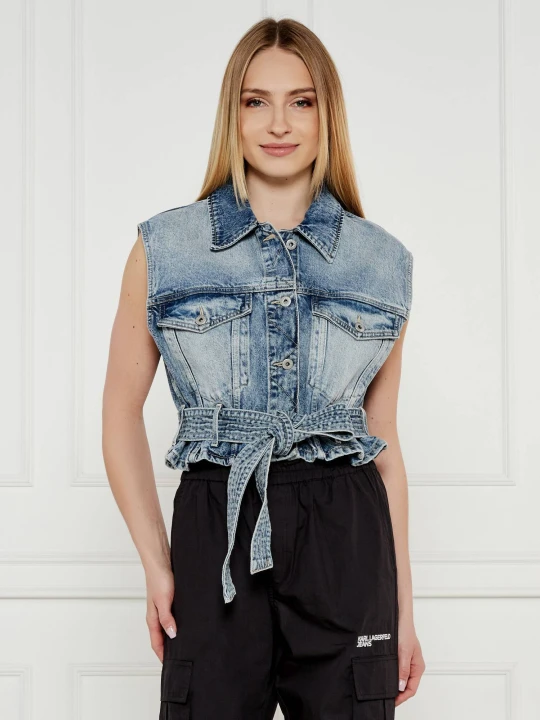 Zdjęcie produktu Hugo Blue Jeansowa kamizelka Garmonia_B | Regular Fit