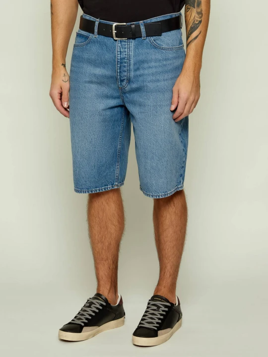 Zdjęcie produktu Hugo Blue Jeansowe szorty Skate shorts | Straight fit