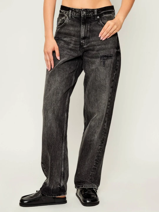 Zdjęcie produktu Hugo Blue Jeansy Leni_B | Loose fit szary