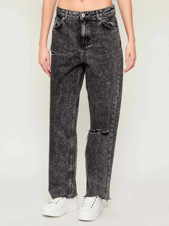 Zdjęcie produktu Hugo Blue Jeansy Leni_B | Relaxed fit czarny