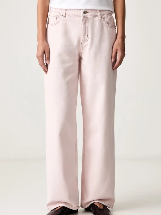 Zdjęcie produktu HUGO Blue jeansy straight damskie Gamala_B różowy