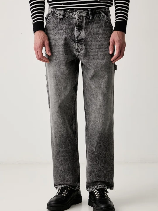Zdjęcie produktu HUGO Blue jeansy straight męskie Carpenter / 1 szary