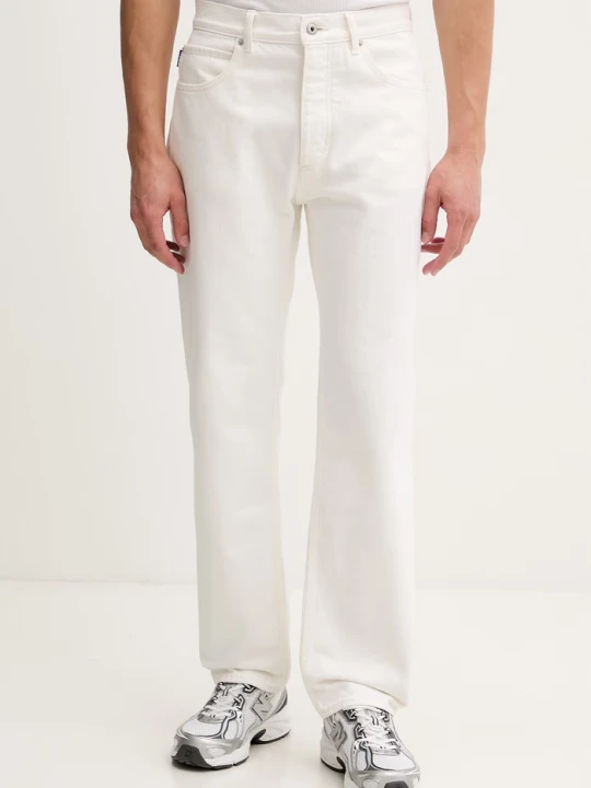 Zdjęcie produktu HUGO Blue jeansy straight męskie Jonah beżowy
