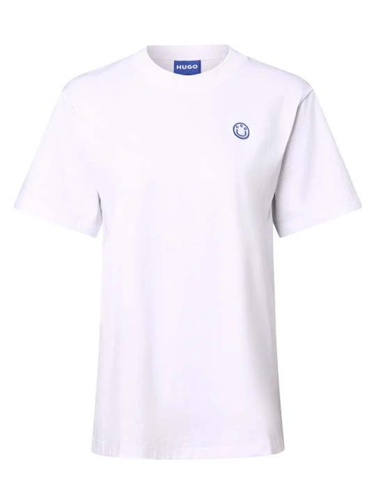 Zdjęcie produktu HUGO BLUE Koszulka - Vintage Tee_B_1 Kobiety Bawełna biały
